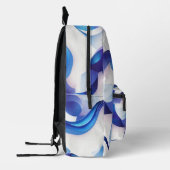 Sac À Dos Imprimé Forme moléculaire (Gauche)