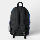 Sac À Dos Imprimé Forme moléculaire (Verso)