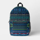 Sac À Dos Imprimé Formes alternatives translucides Harmonie en quatr (Recto)