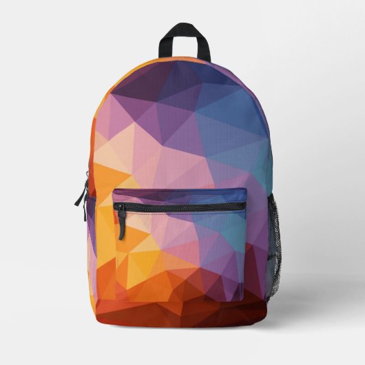 Sac À Dos Imprimé Formes asymétriques Abstraites (Recto)