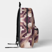 Sac À Dos Imprimé Formes carrées art IA (Gauche)