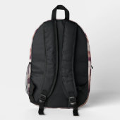 Sac À Dos Imprimé Formes carrées art IA (Verso)