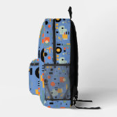 Sac À Dos Imprimé Formes de Bauhaus Abstraites (Droite)