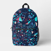 Sac À Dos Imprimé Formes géométriques (Recto)