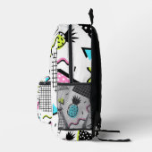 Sac À Dos Imprimé Formes géométriques et ananas (Droite)