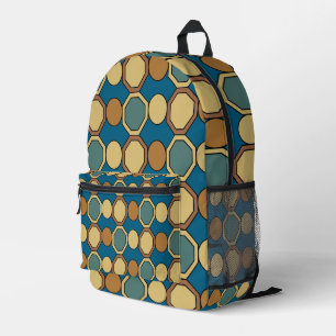 Sac À Dos Imprimé Formes Géométriques Mid Century Modern Back To Sch