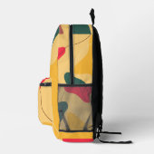 Sac À Dos Imprimé Formes organiques colorées abstrait arrière - plan (Droite)