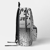 Sac À Dos Imprimé Formules scientifiques (Gauche)