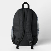 Sac À Dos Imprimé Fractal Winter Camouflage (Verso)