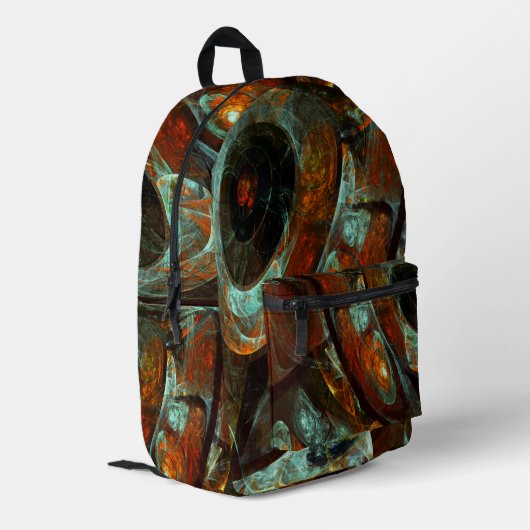 Sac À Dos Imprimé Fractionner l'art Abstrait (Coin arrière gauche)