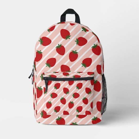 Sac À Dos Imprimé Fraise délice (Recto)