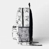 Sac À Dos Imprimé Frida Kahlo Monogram "FK" Signature Pattern (Droite)
