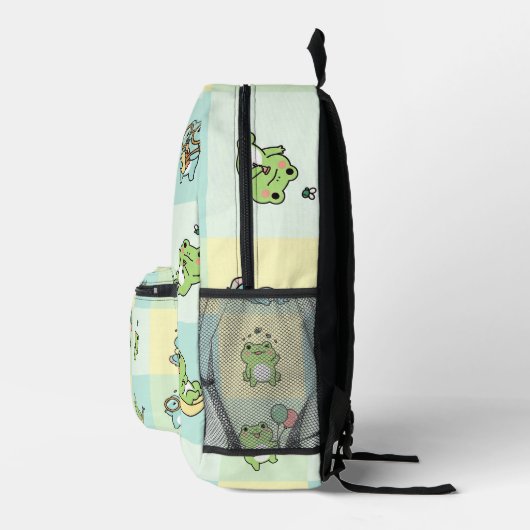 Sac À Dos Imprimé Frogs with Tiny Hobbies (Droite)
