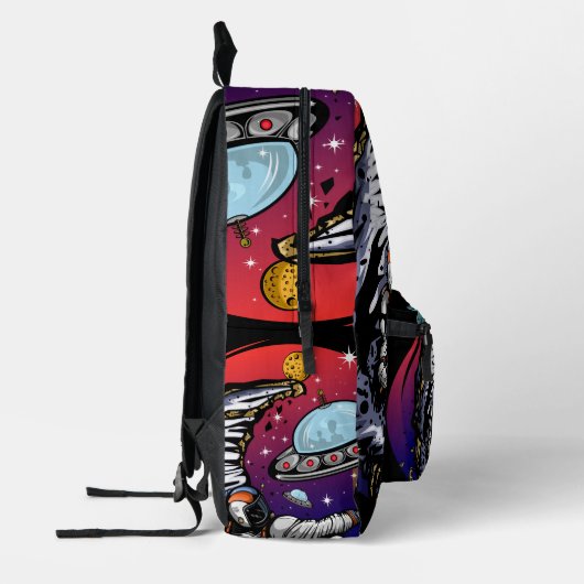Sac À Dos Imprimé Fromage Space Moon (Gauche)