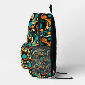 Sac À Dos Imprimé Funk rétro Abstrait (Droite)