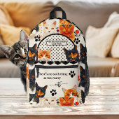 Sac À Dos Imprimé Funny Cats mignon Amoureux des chats rétro