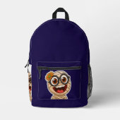 Sac À Dos Imprimé Funny Mummy Sticker (Recto)
