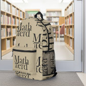 Sac À Dos Imprimé Funny Pi Math Nerd Professeur de science Lumière B