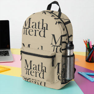 Sac À Dos Imprimé Funny Pi Math Nerd Professeur de science Lumière B