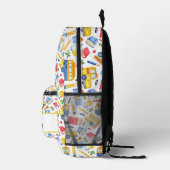 Sac À Dos Imprimé Funny School Bus Retourner À L'École Nom Motif (Droite)