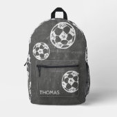 Sac À Dos Imprimé Fußball Kreide & Tafeldesign (Recto)
