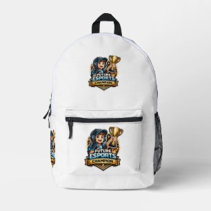 Sac À Dos Imprimé Futur champion d'esports de retour à l'école
