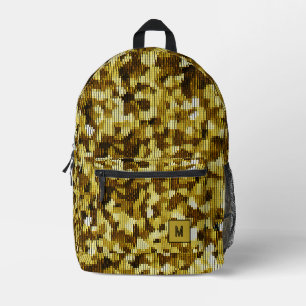 Sac À Dos Imprimé Futurisme numérique de serpent vert