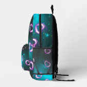 Sac À Dos Imprimé Galaxie de coeur (Droite)