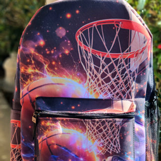 Sac À Dos Imprimé Galaxie Style Basket-ball