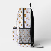 Sac À Dos Imprimé Gant et balle de baseball (Droite)