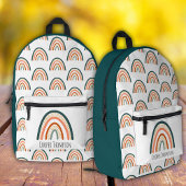 Sac À Dos Imprimé Garçons arc-en-ciel mignons