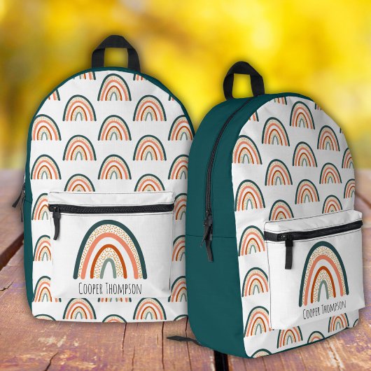 Sac À Dos Imprimé Garçons arc-en-ciel mignons