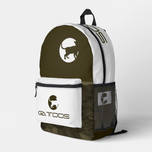 SAC À DOS IMPRIMÉ GATTOOS (Coin arrière droit)