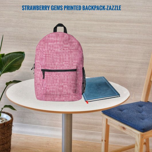 Sac À Dos Imprimé Gemmes aux fraises