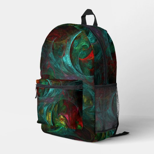Sac À Dos Imprimé Genèse Art Abstrait (Coin arrière droit)