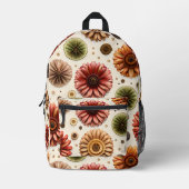 Sac À Dos Imprimé Gerbera Galore (Recto)