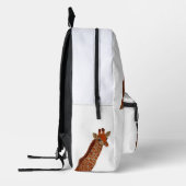 SAC À DOS IMPRIMÉ GIRAFFE & PAPILLONS (Gauche)