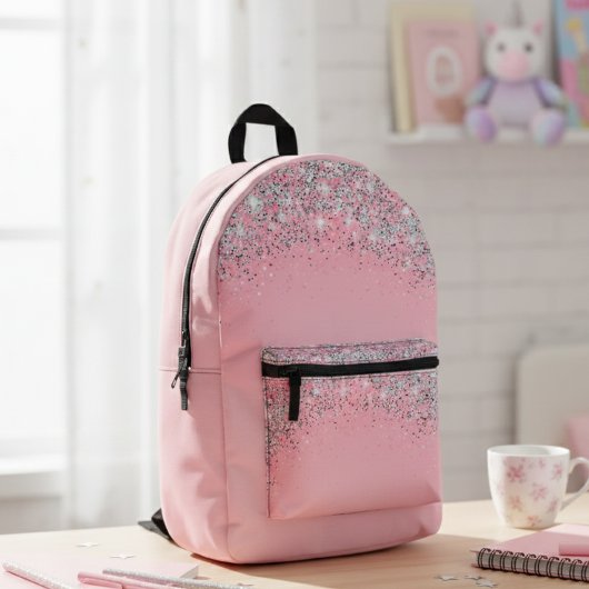 Sac À Dos Imprimé Glitter Pink Backpack: Discover Your Style 