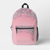 Sac À Dos Imprimé Glitter Pink Backpack: Discover Your Style  (Recto)