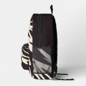 Sac À Dos Imprimé Glittery Zebra Pattern  Printed Backpack (Droite)