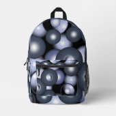 Sac À Dos Imprimé Global Concentric Circle Orbital Art Abstrait (Recto)