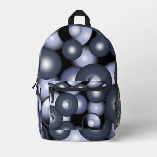 Sac À Dos Imprimé Global Concentric Circle Orbital Art Abstrait (Recto)