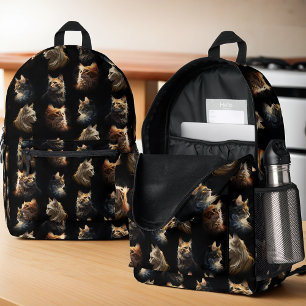 Sac À Dos Imprimé Golden Cats