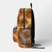 Sac À Dos Imprimé Golden Harmony – Soft & Warm Bread Texture Art (Droite)