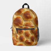 Sac À Dos Imprimé Golden Harmony – Soft & Warm Bread Texture Art (Recto)