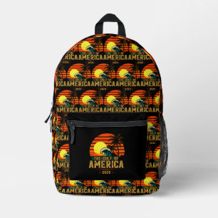 Sac À Dos Imprimé Golfe des USA Amérique Est 2025 Retro Vintage