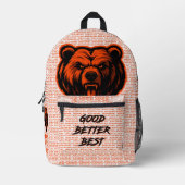 Sac À Dos Imprimé Good Better Best Never Let It Rest (Recto)