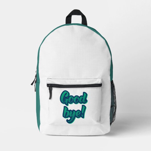 Sac À Dos Imprimé Good Bye Backpack  (Recto)