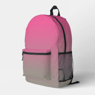Sac À Dos Imprimé Gradient Ombre rose