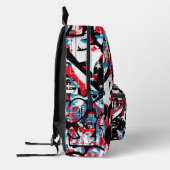 Sac À Dos Imprimé Graffiti (Gauche)